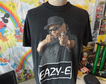 Vintage Eazy E NWA Rap Tee zwart Y2K-T-shirt XL