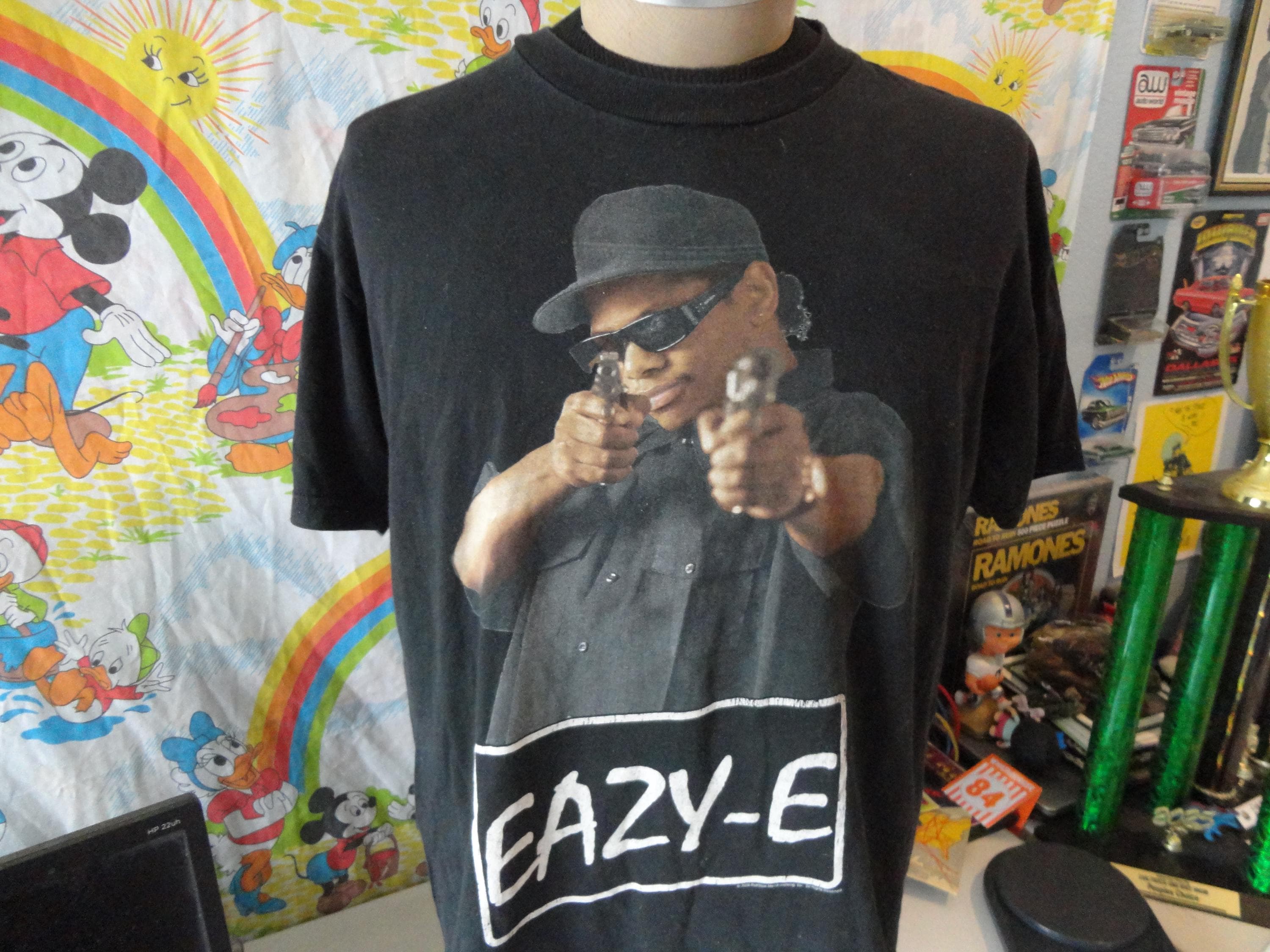 Vintage Eazy E NWA Rap Tee Black Y2K T Shirt XL - Etsy Israel