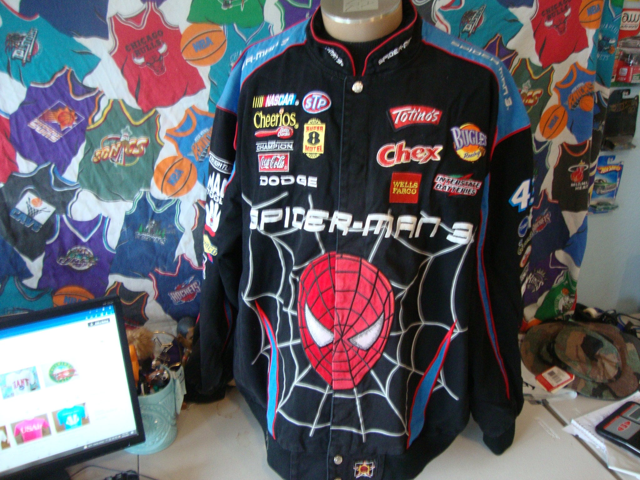 Spiderman nascar jacket deals