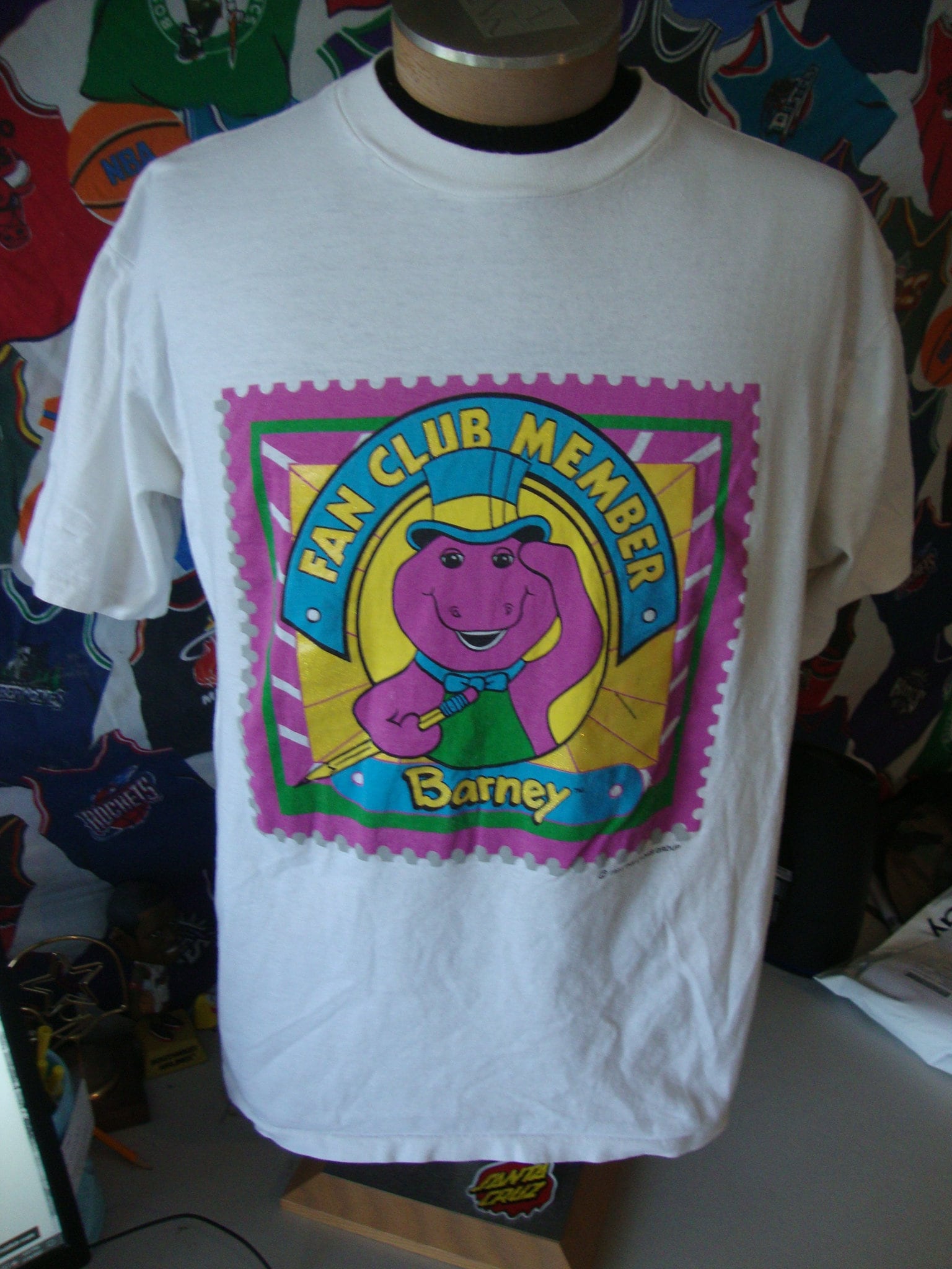 トップス barney Vintage 1993 Barney The Dinosaur Beach Mini Figure The Lyons Group