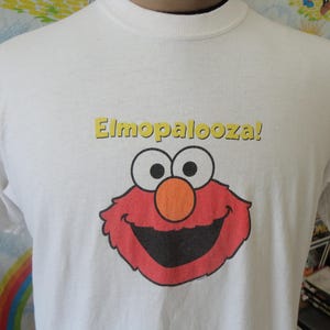 Vintage ELMO of Sesame Street Elmopalooza tee T Shirt Size L