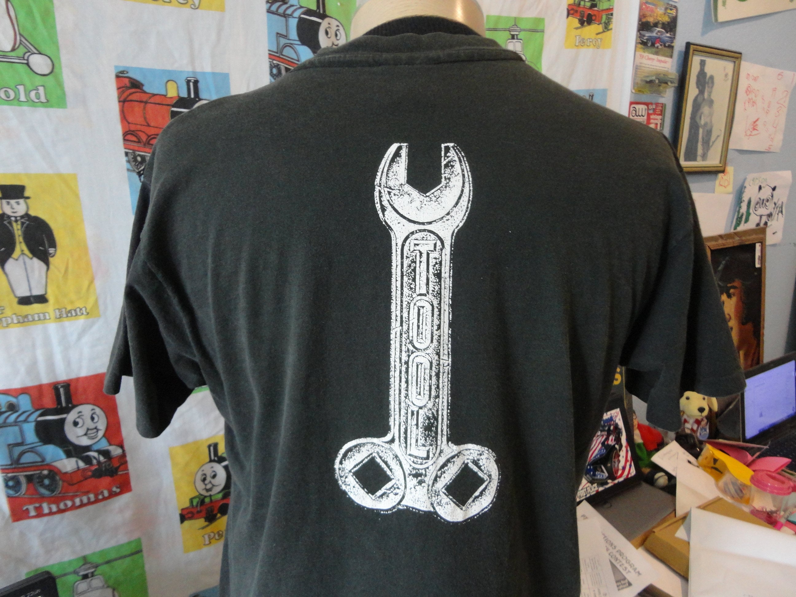 Vintage 90s Tool 1992 Undertow Tour Alt Metal Band Giant Tag Vintage 90s Tool 1992 Undertow Tour Alt Metal Band Giant Tag