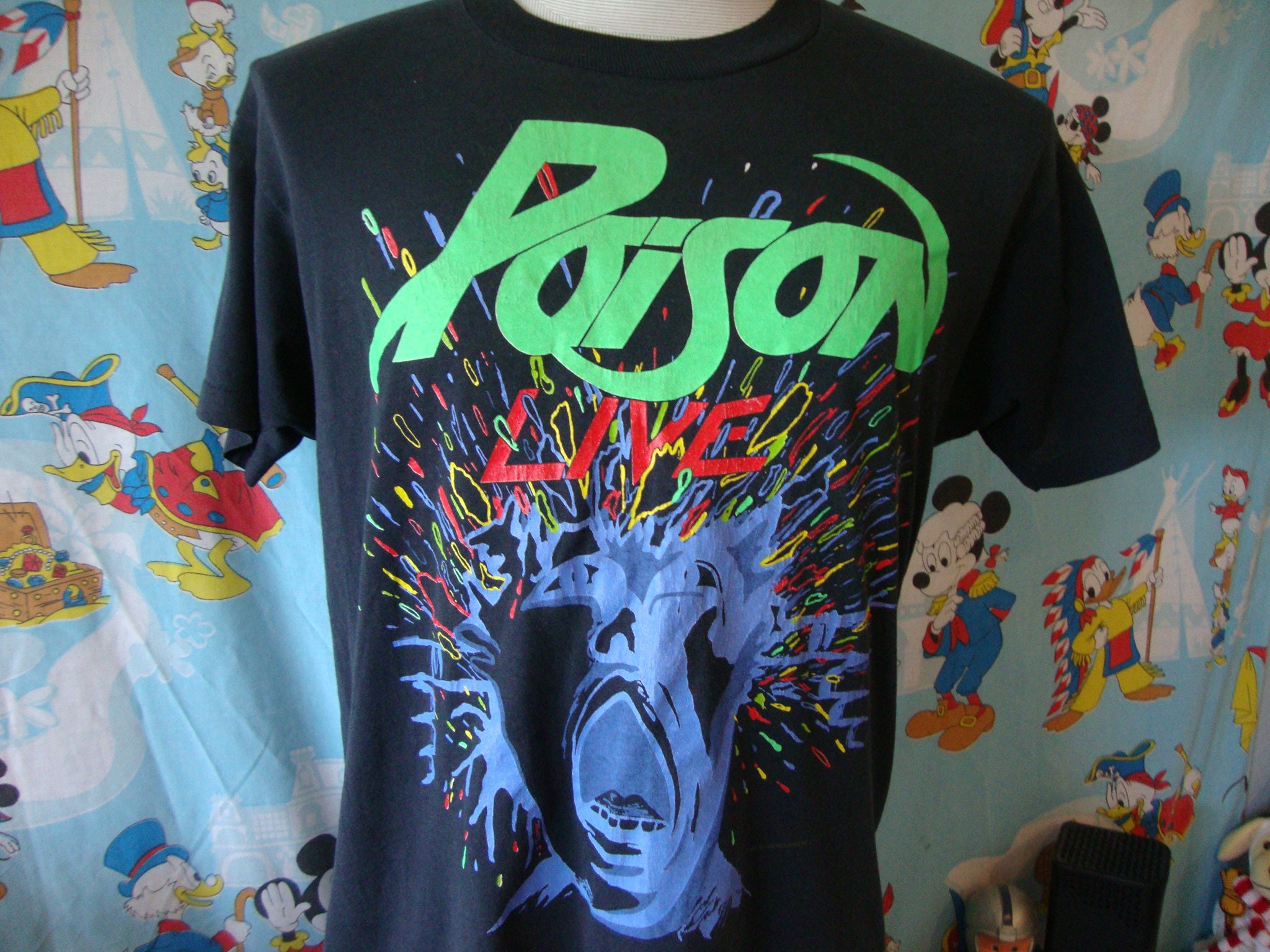 poison 1988 tour shirt