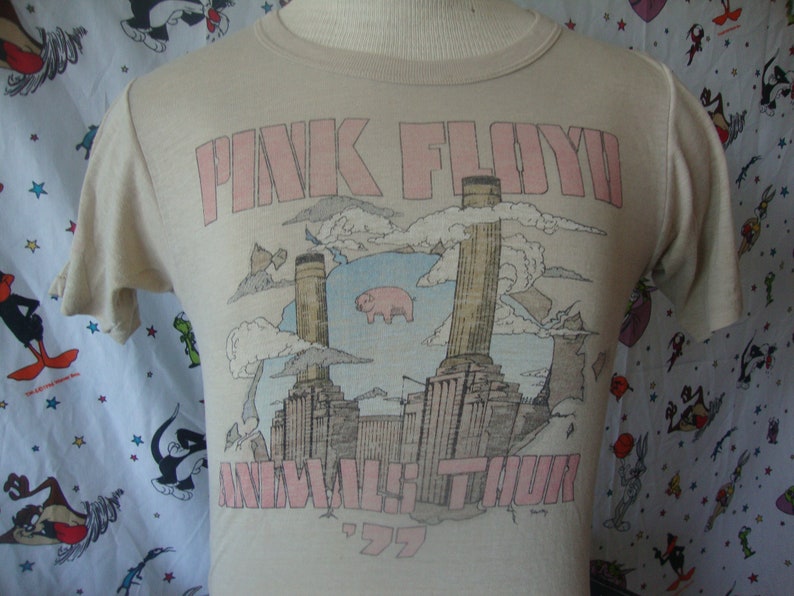 Authentic PINK FLOYD Animals Allover Cover T-Shirt L NEW