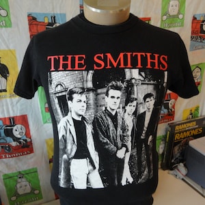 Vintage THE SMITHS MORRISSEY Band Tee Concert Tour T Shirt Size S