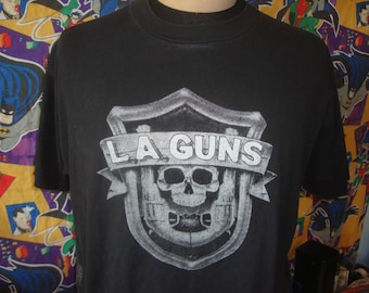 Vintage 90's LA GUNS Concert Tour T Shirt Size XL - Etsy