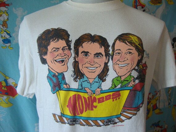Vintage 80's the MONKEES 1989 Concert Tour Davy Jones Peter Tork