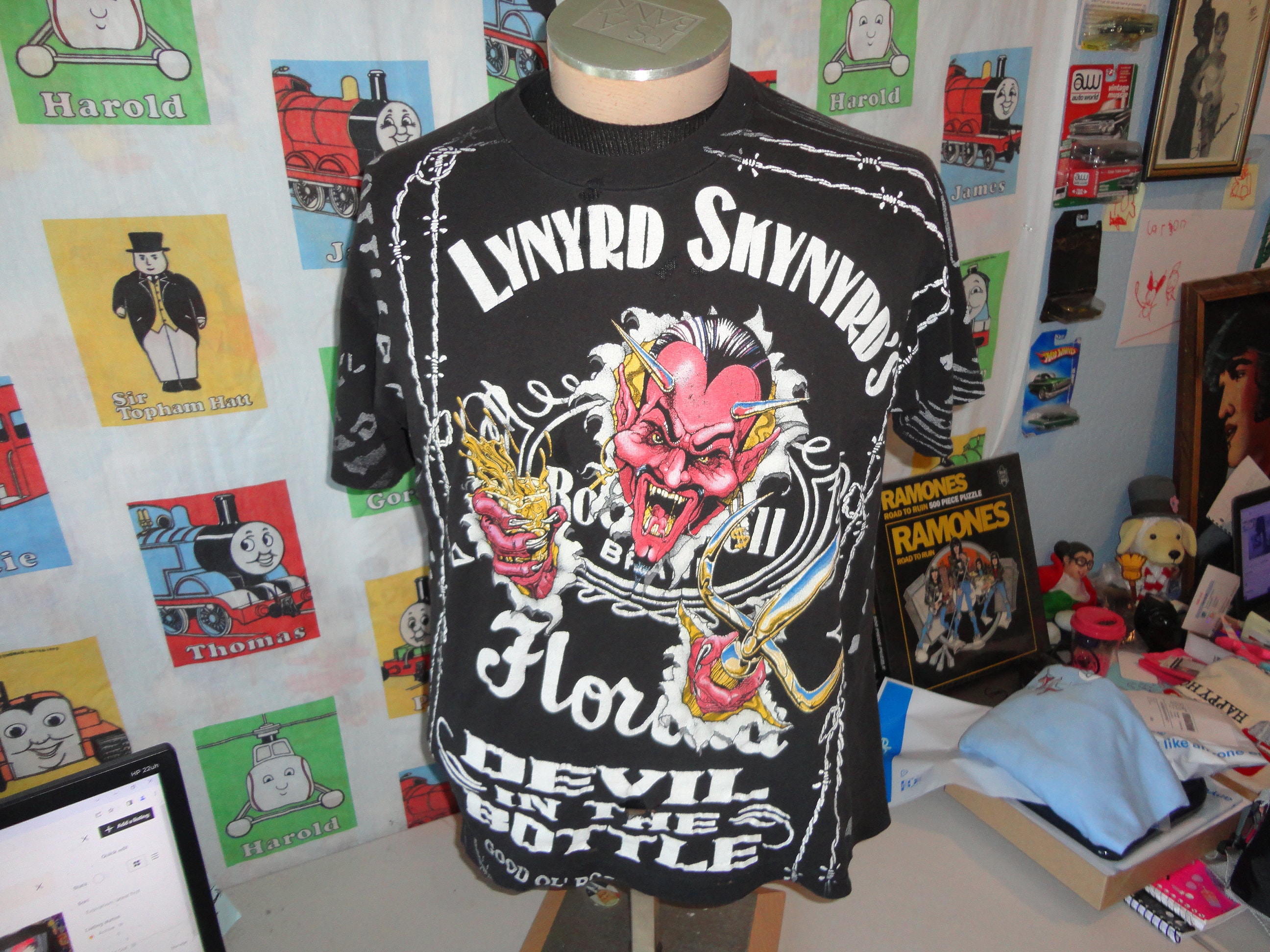 LYNYRD SKYNYRD ヴィンテージロックTシャツ Vintage Lynyrd Skynyrd American Rock Band Tour 1991 T-shirt