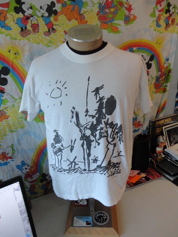 ヴィンテージ 90年代 アートTシャツ ピカソ 継承アート 1997 Tシャツ L 