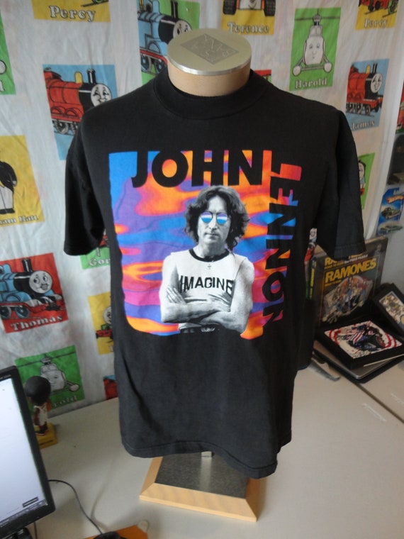 ヴィンテージ 90年代 ジョン レノン ビートルズ イマジン ブラック