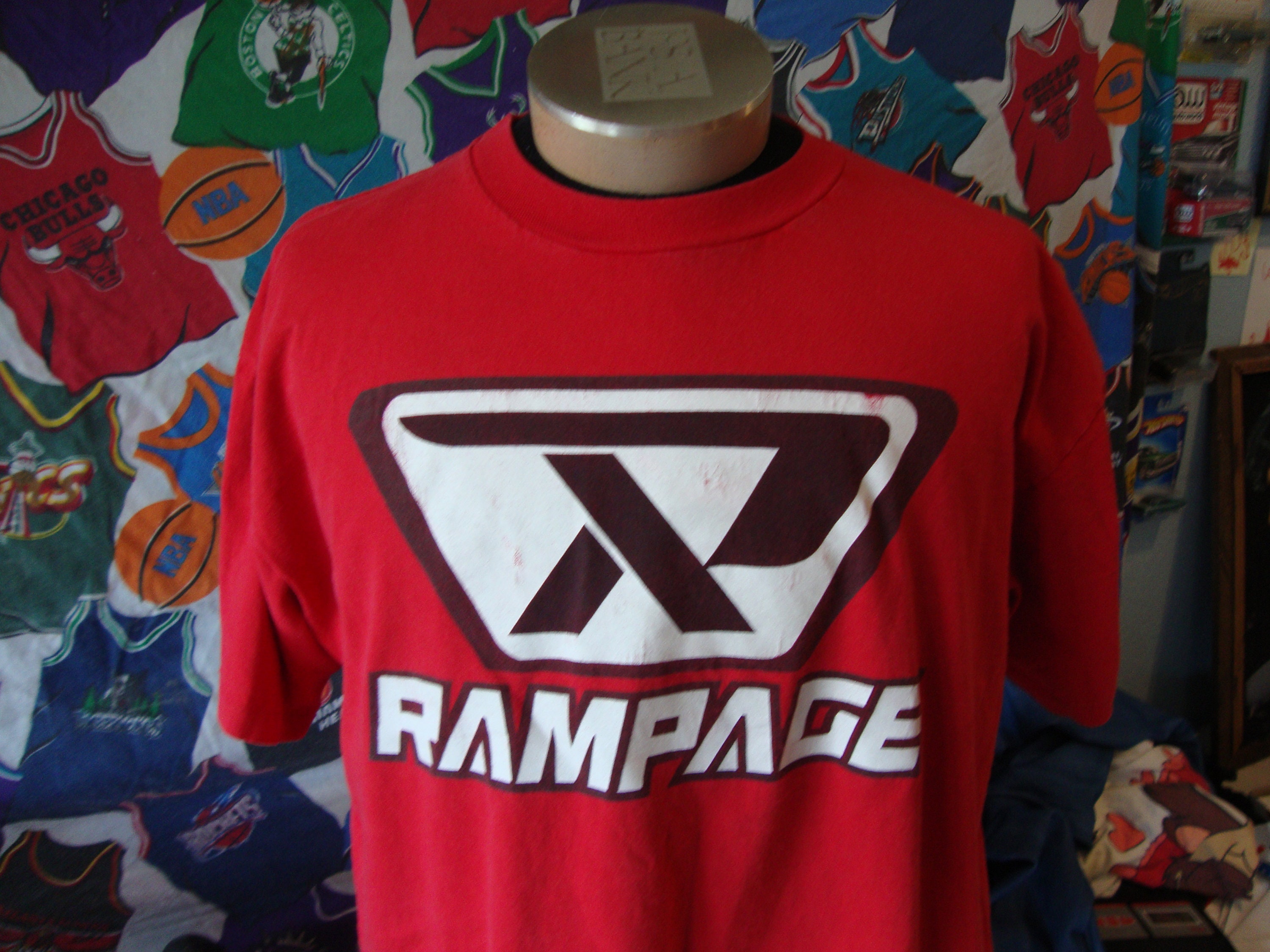 Vintage Rampage X Flipmode Squad T-shirt Sz XL 90s Rap Tee Hip Hop