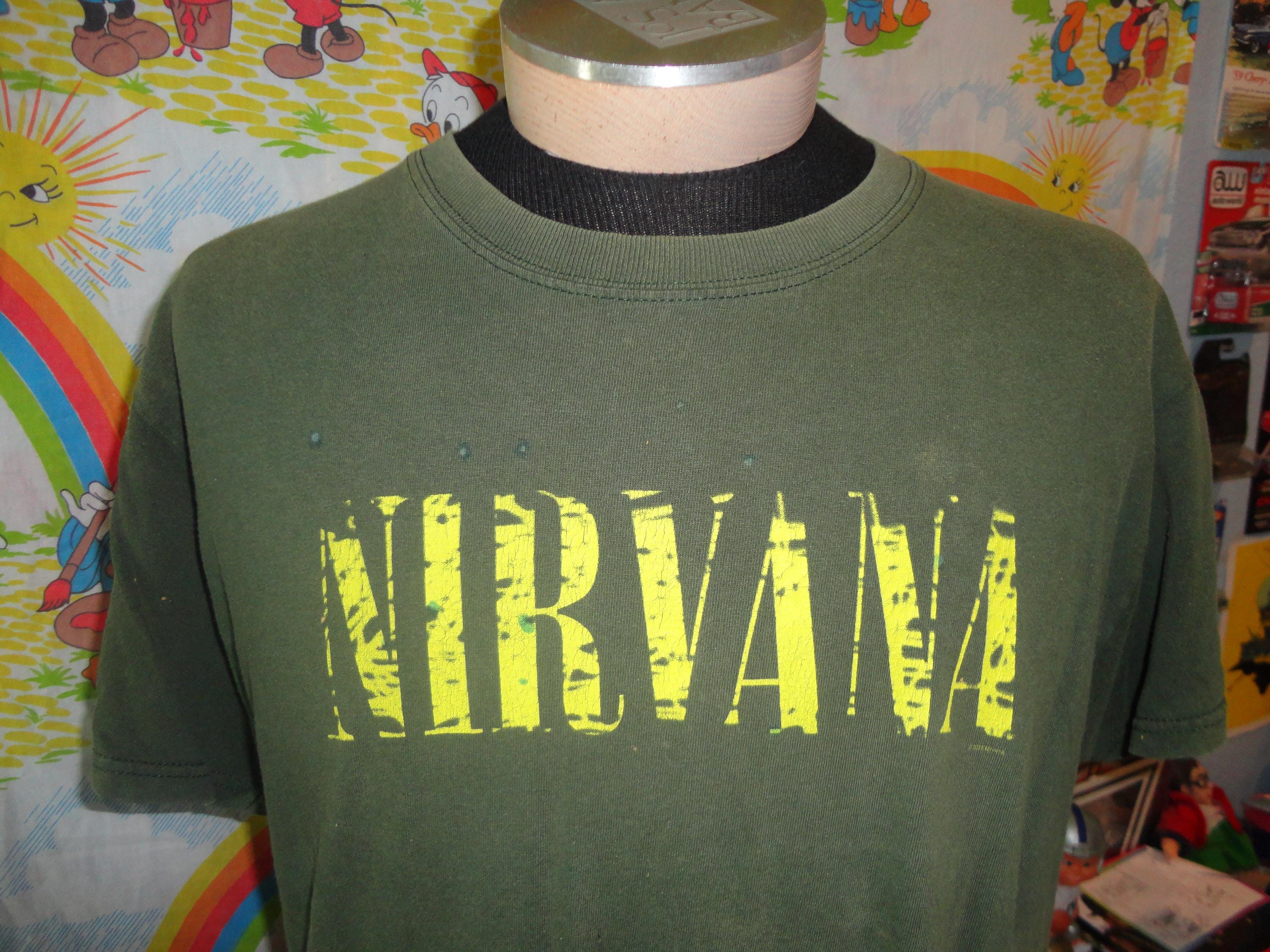 00's Nirvana Shirt - Etsy 00's Nirvana Shirt - Etsy