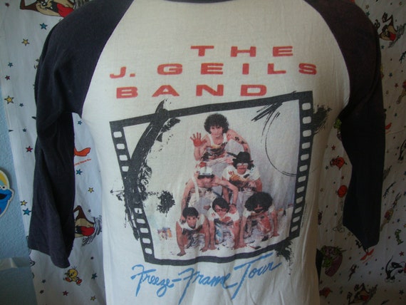 Vintage The J Geils Band Freeze Frame Tour 1981 Concert Tee Etsy Vintage The J Geils Band Freeze Frame Tour 1981 Concert Tee Etsy