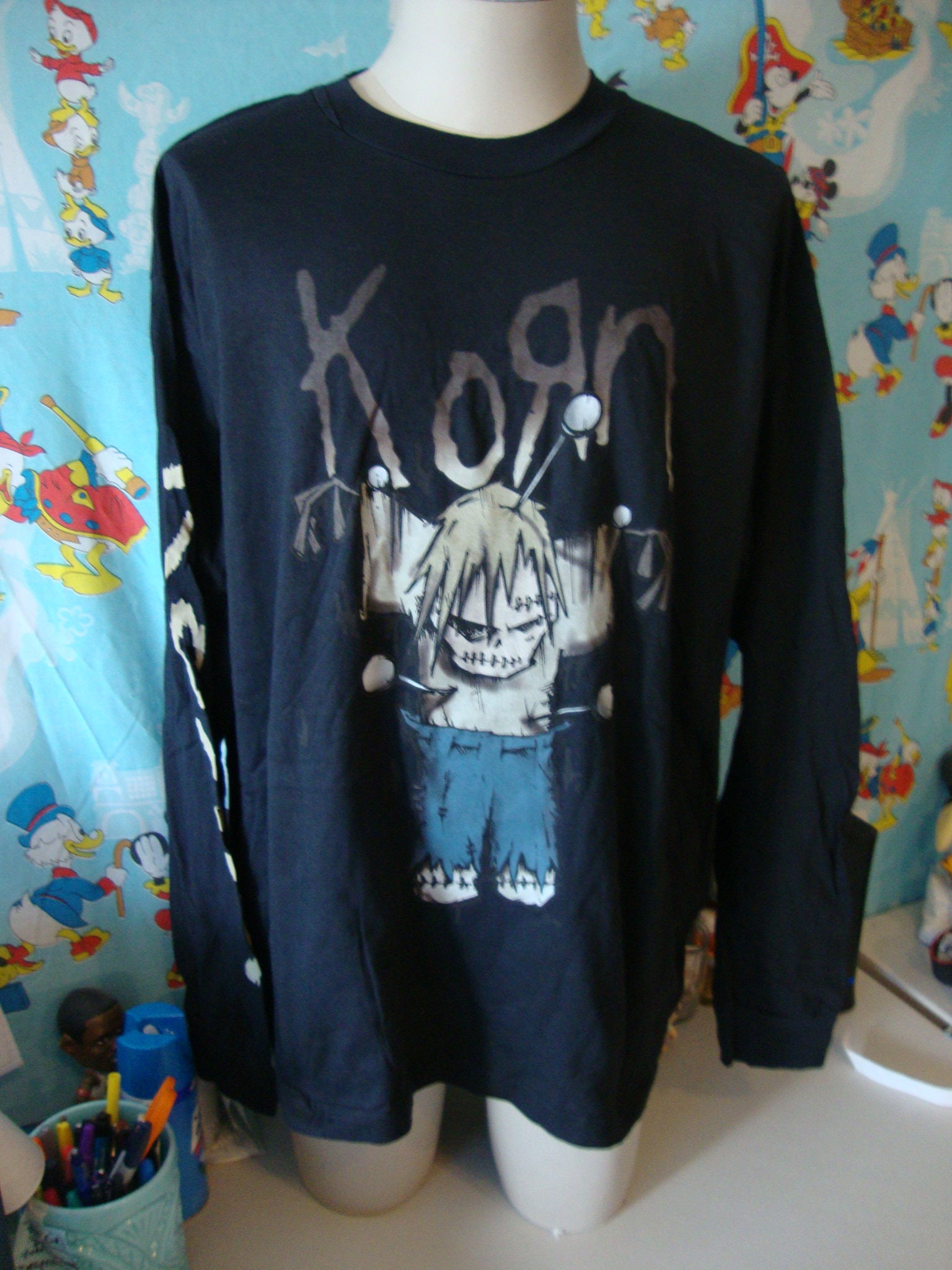 Vintage KORN Tour Concert Long Sleeve Heavy Metal New Deadstock T