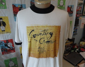 1993 Counting Crows Band Tour T-shirt - Etsy