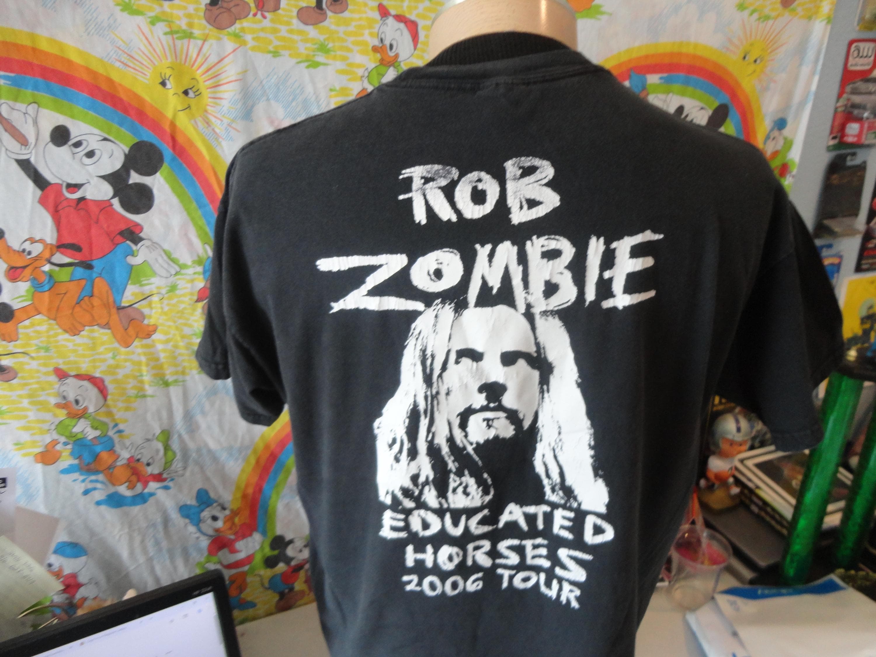 Vintage ROB ZOMBIE of White Zombie Educated Horses Y2K Gemini