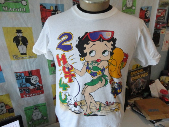 BETTY BOOP 90s old Tシャツ キャラクター 90s Betty Boop T-shirt | 2 Sided | Large | Hip Hop | U May