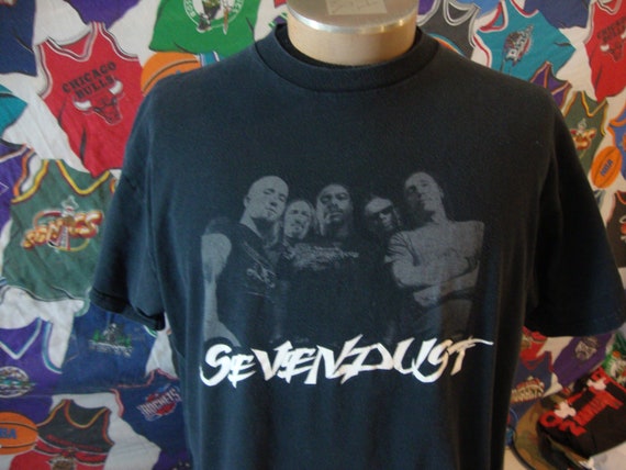 Vintage Sevendust Nu Metal Concert Tour Band Tee … - image 1