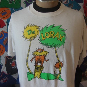 Vintage Dr. Seuss The Lorax 90s Movie Book Promo EINZELSTICH T-Shirt XL