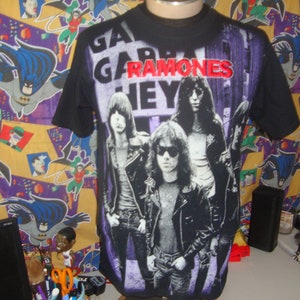 Vintage Ramones Gabba Gabba Hey Band T-Shirt Punk Rock T-Shirt passt M