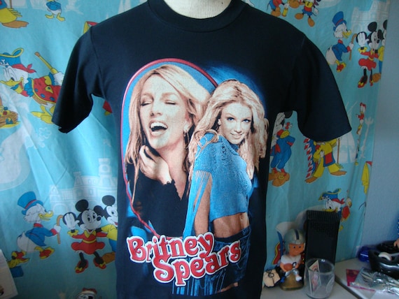 Vintage Britney Spears Rap Tee Concert Tour T Shir