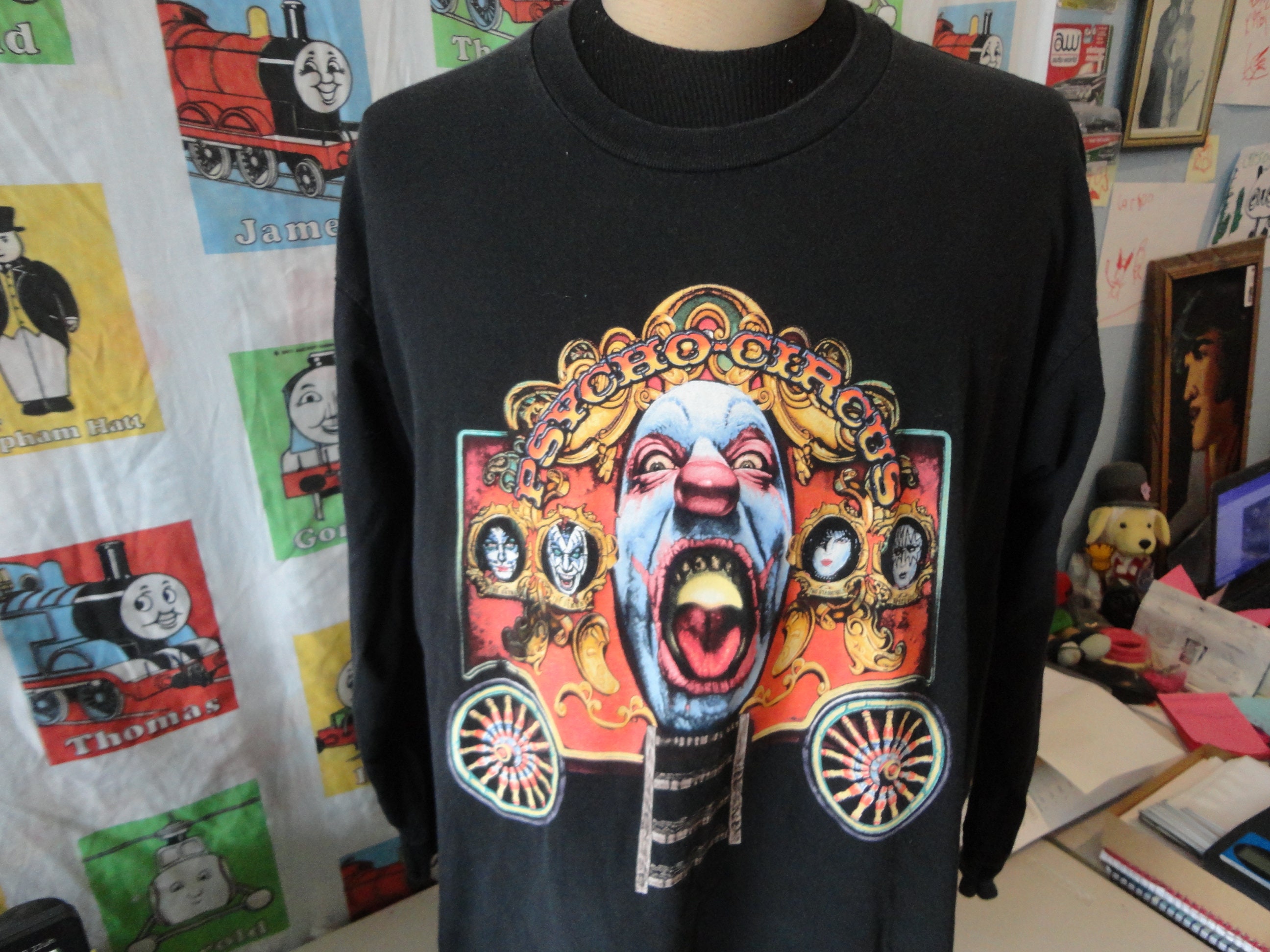 Vintage 90's KISS 1998 1999 Tour Psycho Circus Concert Long Vintage 90's KISS 1998 1999 Tour Psycho Circus Concert Long