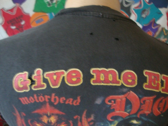Vintage 2000's Iron Maiden Motorhead Dio Give Me … - image 8