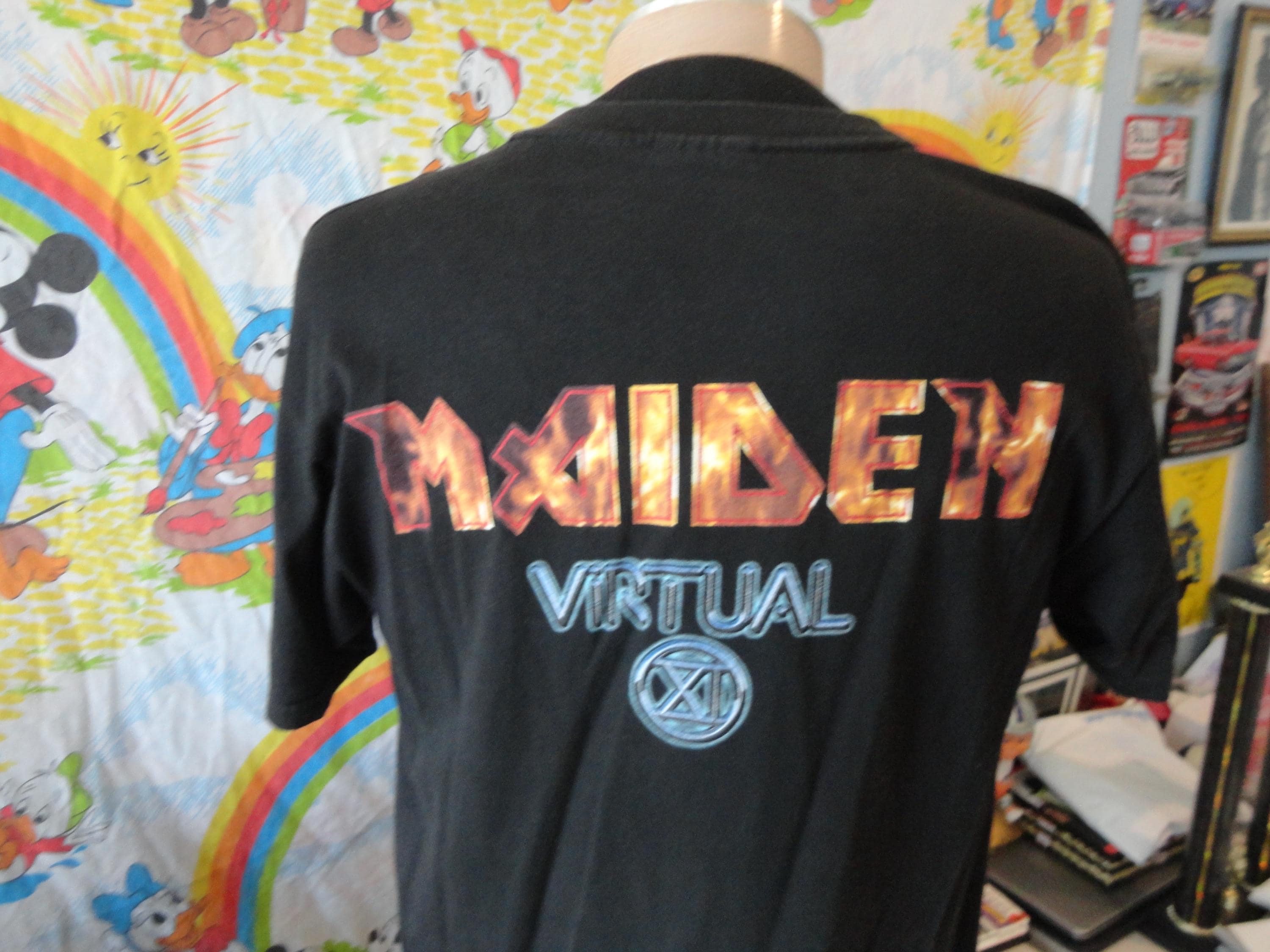 Vintage 90's IRON MAIDEN 1998 Virtual World Tour Double
