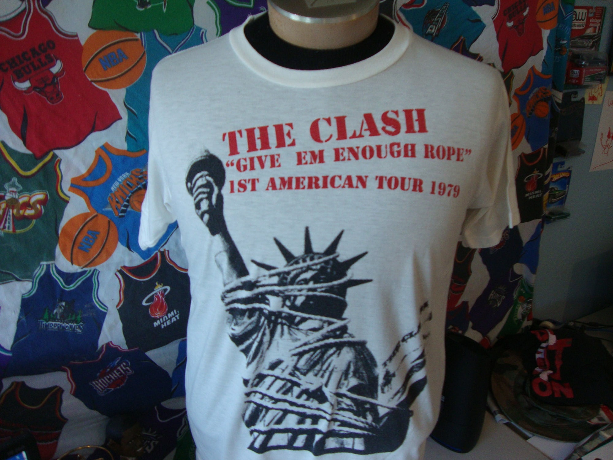 Discover Vintage The CLASH 1979 Tour Soft Paper Thin T Shirt