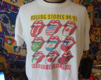 90s ローリングストーンズ　ブードゥラウンジ　Tシャツ 90'S Rolling Stones Voodoo Lounge Tour T-Shirt Made in USA