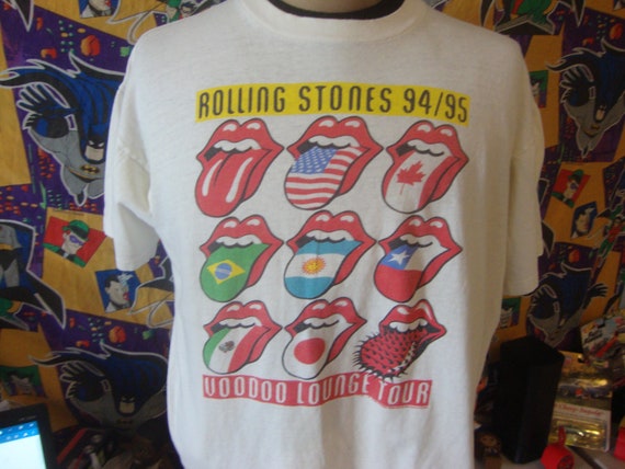 Vintage 90's the Rolling Stones Voodoo Lounge Concert Band Vintage 90's the Rolling Stones Voodoo Lounge Concert Band