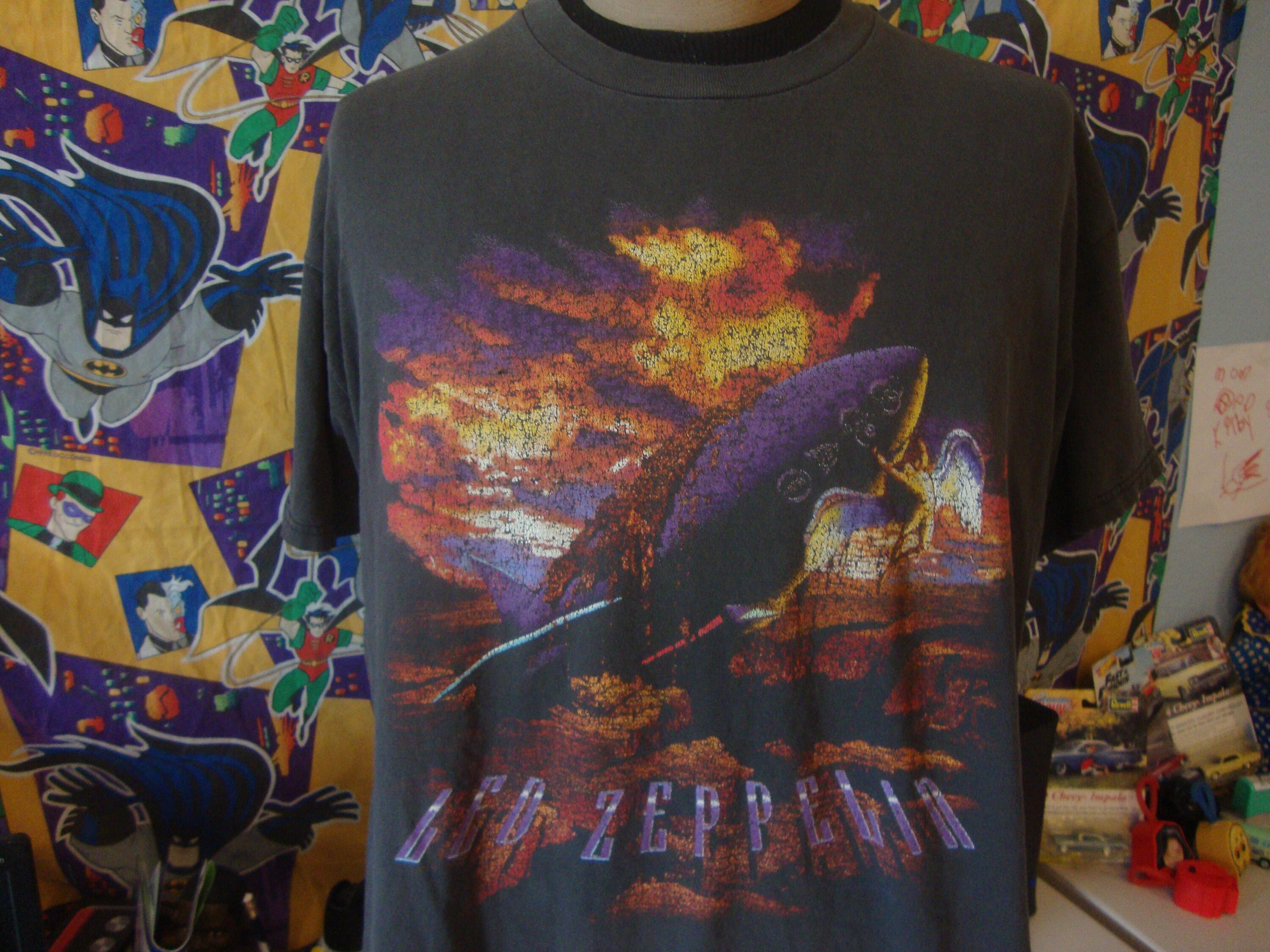 Vintage 90's Led Zeppelin Jimmy Page & Robert Plant Concert Band