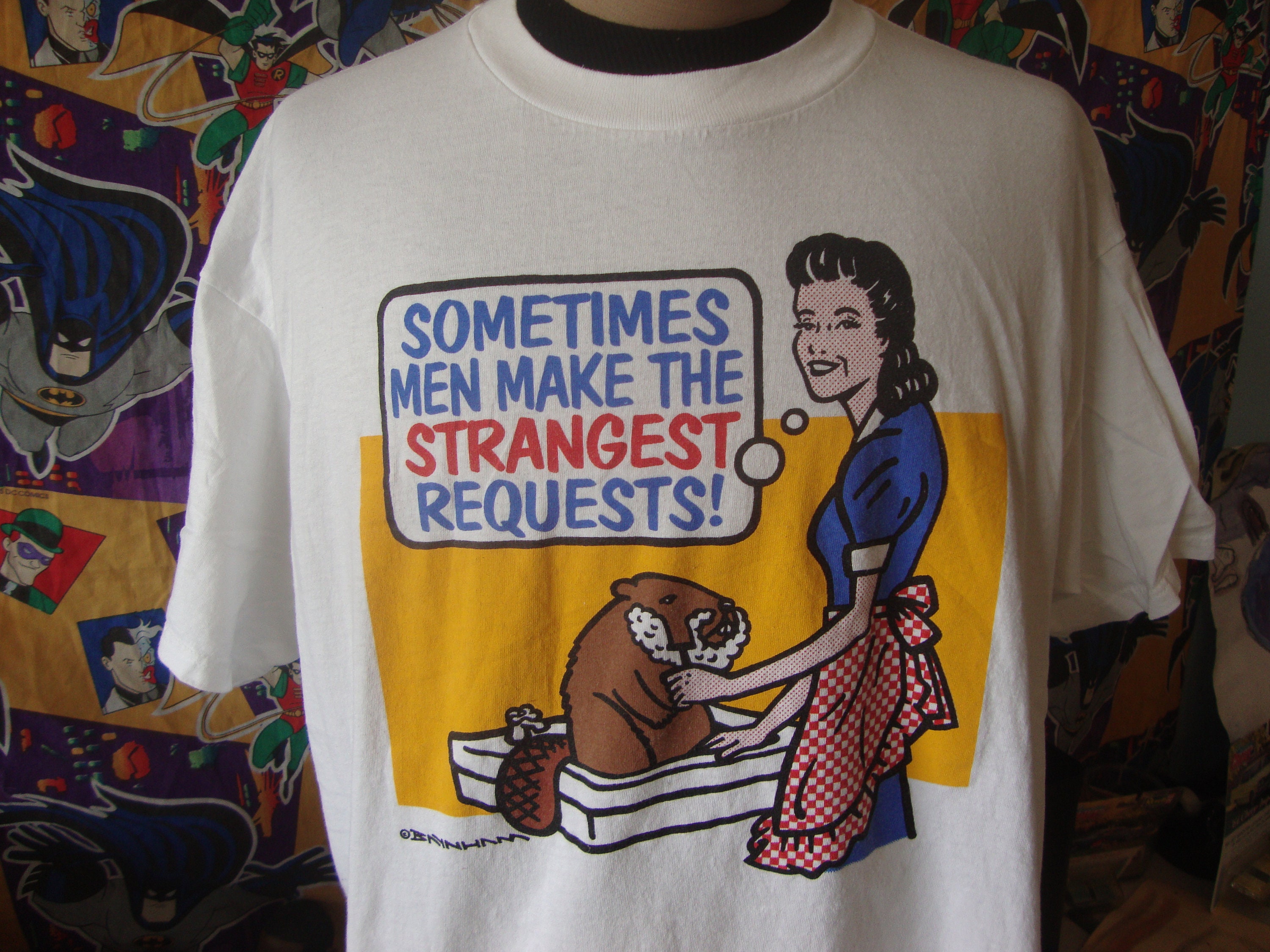 Vintage 90's Sometimes Men Make The Strangest Requests Etsy