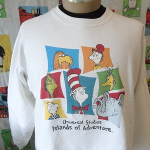 vintage Dr. Seuss Universal Studios Islands of Adventure Crewneck Sweatshirt L