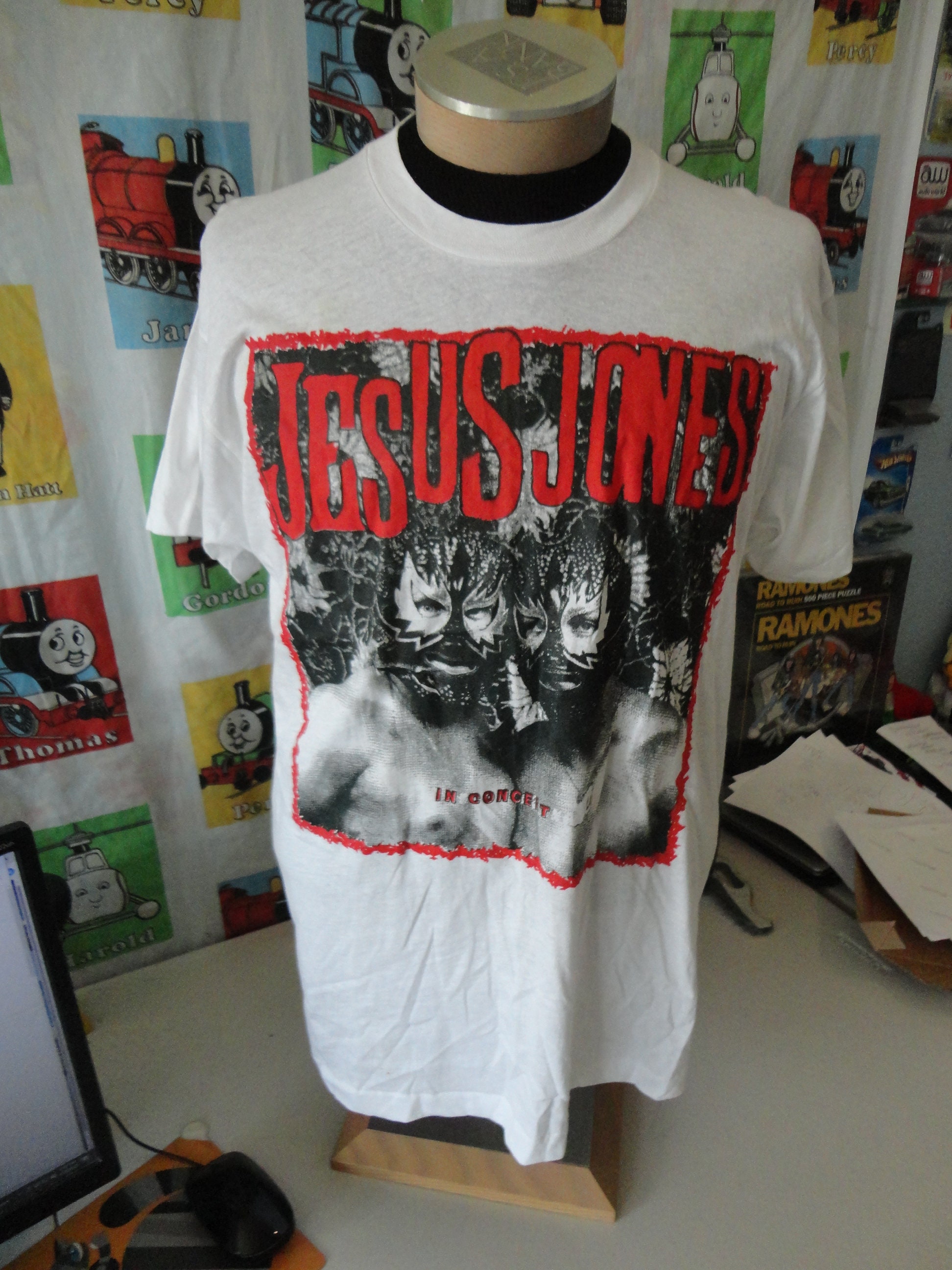SAXON Isle of Man Live Tシャツ 1990 ミュージシャン