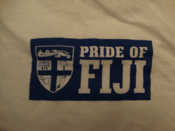 Vintage 80's FJ Fiji Pride Tourist White T Shirt … - image 3
