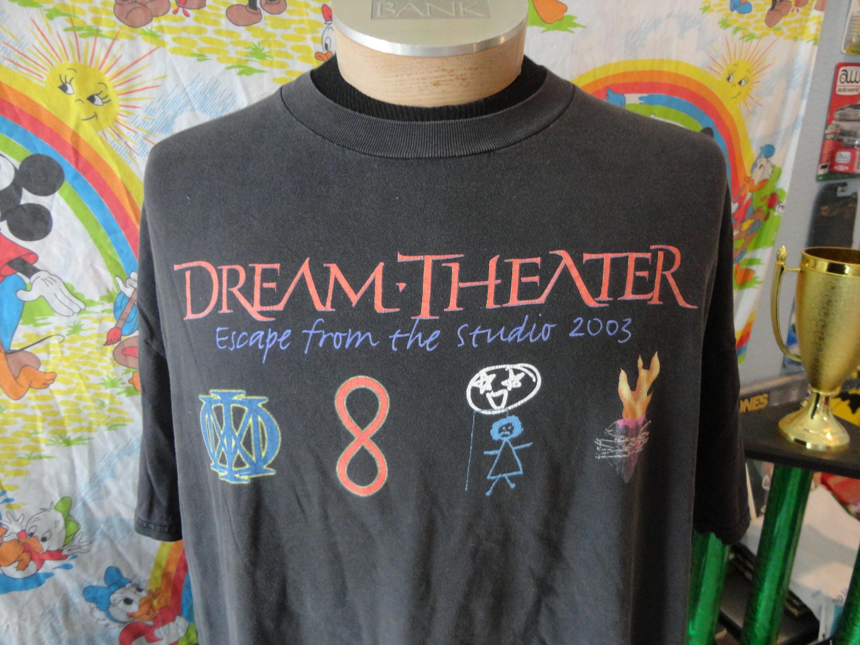 Vintage Dream Theater Escape From the Studio 2003 Tour Band T