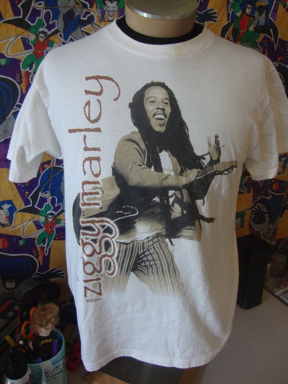 Vintage Ziggy Marley Reggae concert tour  T Shirt… - image 3