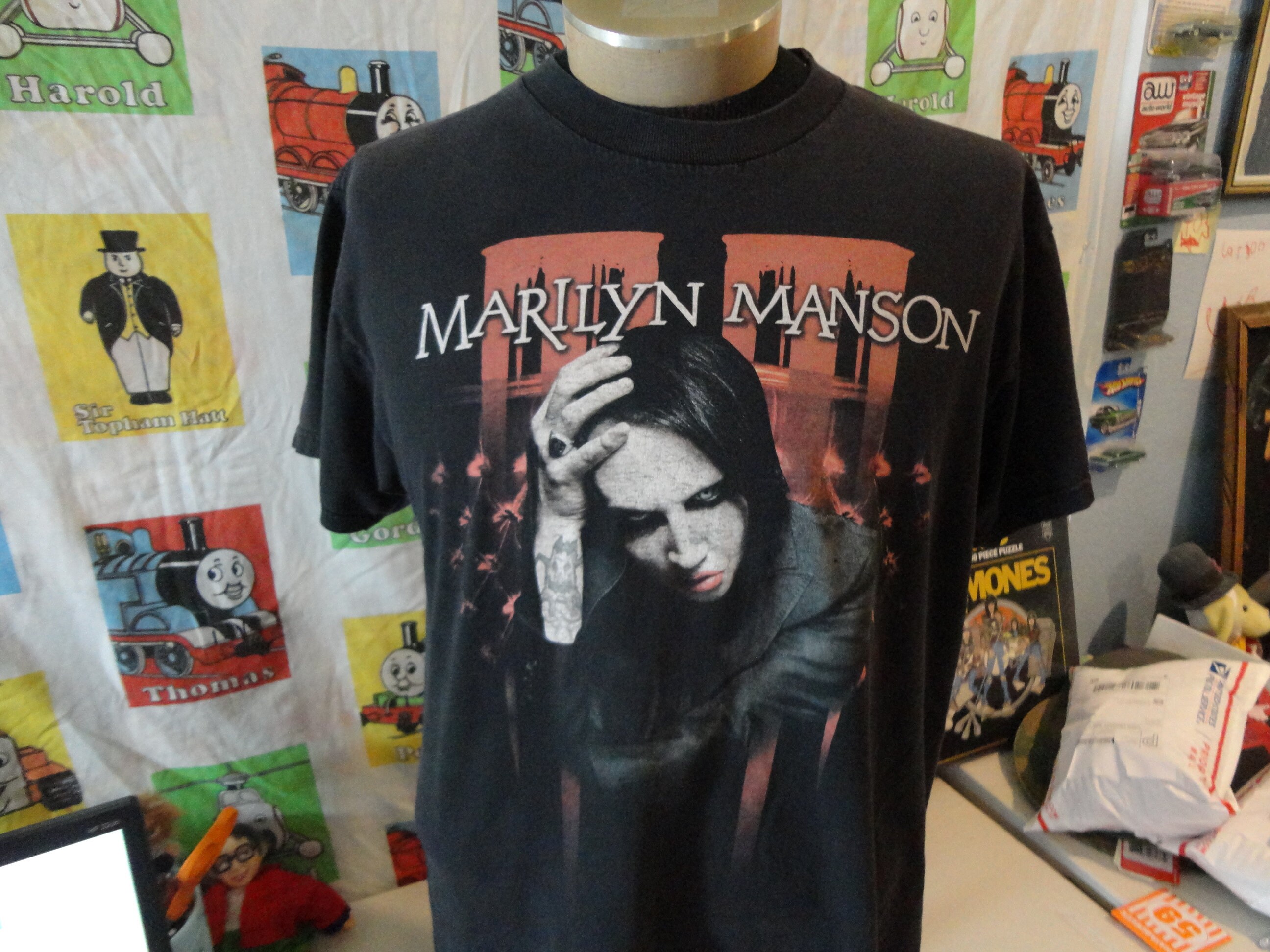 Vintage Marilyn Manson Tour T Shirt L - Etsy Vintage Marilyn Manson Tour T Shirt L - Etsy
