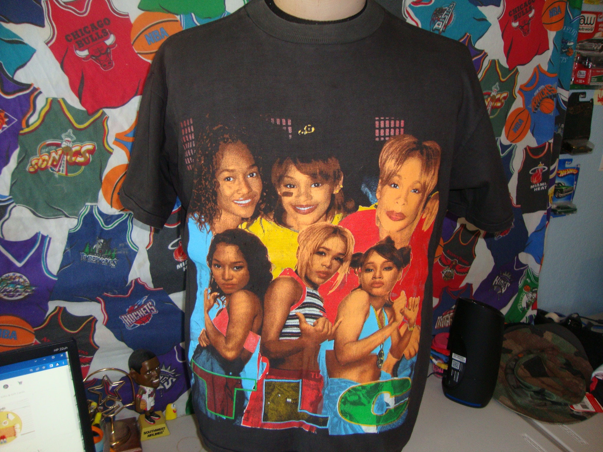 受賞店 vintage tlc rap tee 2pac travis scott abamedyc.com