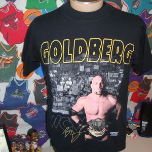 vintage 90&#39;s Bill Goldberg WCW Wrestling T-shirt Taille M