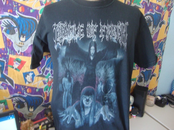 Vintage Cradle Of Filth 2001 Concert Tour T Shirt
