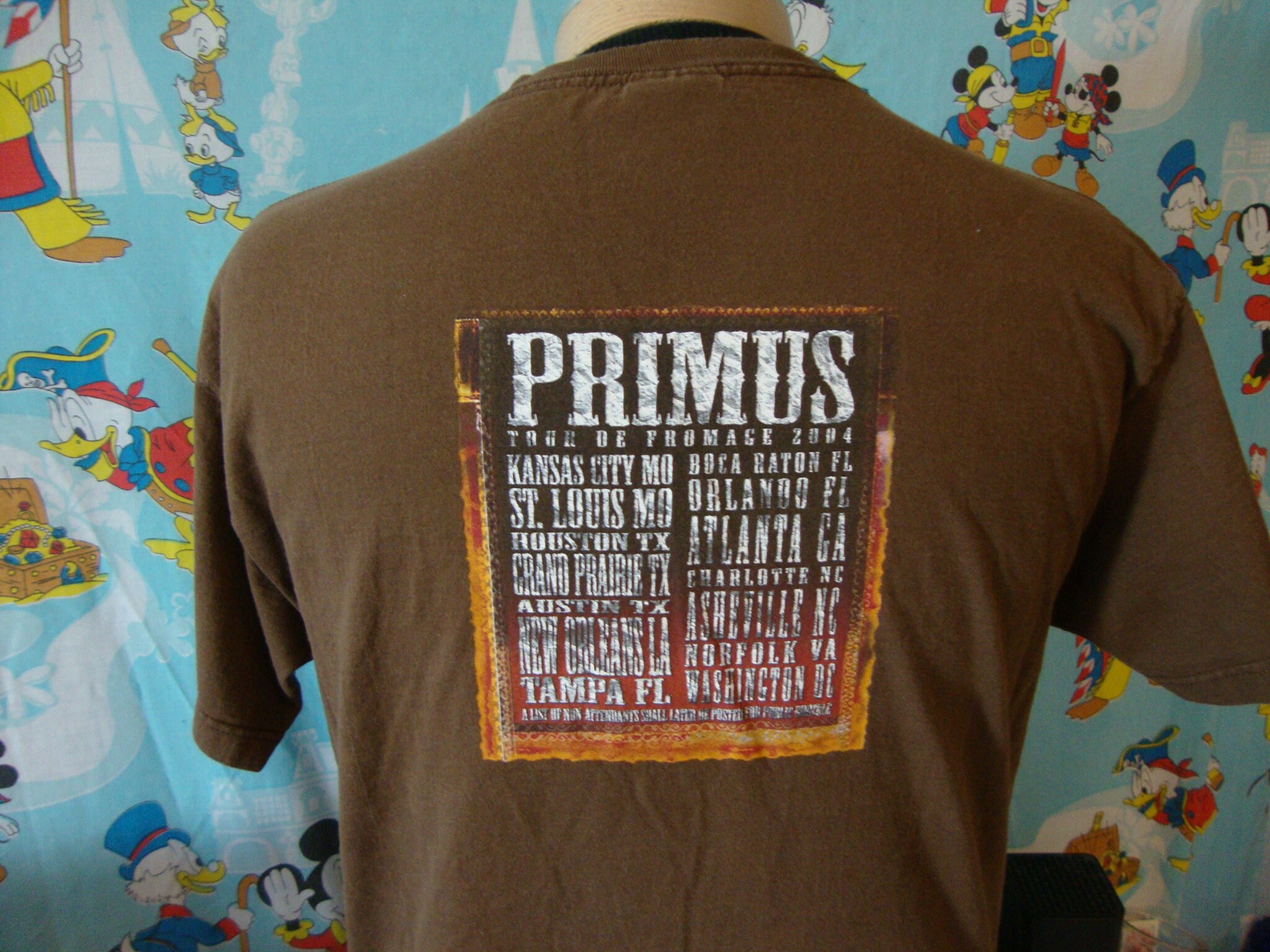 ヴィンテージ PRIMUS Les Claypool Tour De Fromage コンサート T 