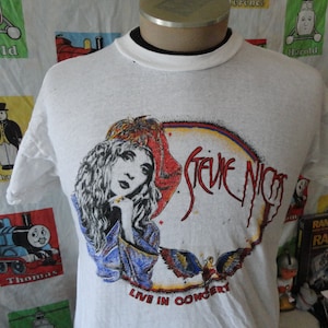 Vintage 80&#39;s Stevie Nicks concert tour Fleetwood Mac tee shirt, band T Shirt M