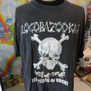 Vintage Locobazooka Disturbed Henry Rollins Band Godhead Kittie Band Tee Concert 2001 Y2K Tour T Shirt XL