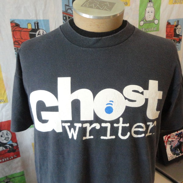 Vintage Ghost Writer Promo Nike USA Rare Movie Rap TV Show 90s OG Memory Spike Lee T Shirt L