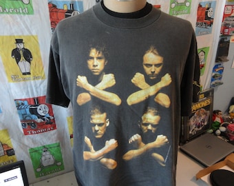 Vintage 90's METALLICA Band Tee 1992 Tour Concert T Shirt XL - Etsy