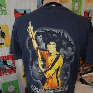 Vintage 90&#39;s Bruce Lee Enter The Dragon Movie T Shirt Size XL
