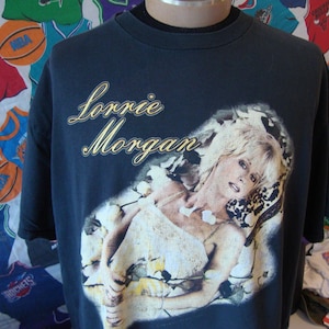 Vintage Lorrie Morgan The Color Of Roses 2002 Tour T Shirt 2XL