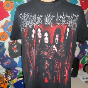 Cradle of Filth Vintage Shirt - Etsy Cradle of Filth Vintage Shirt - Etsy